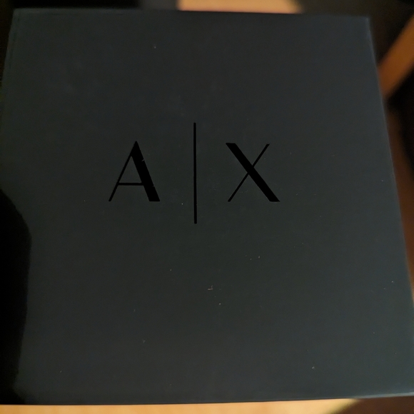 Armani Exchange Chronograph Brown Leather Watch - Picture 2 of 3